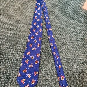 LANDS END Blue Bells Patterned Men's Tie